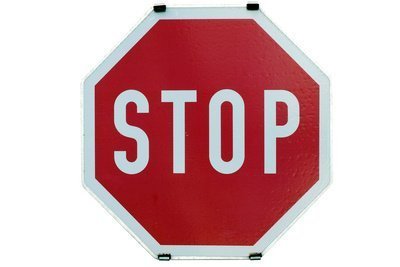 Stop Knie - Keine Haftung