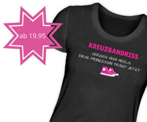 Kreuzbandriss mit Humor